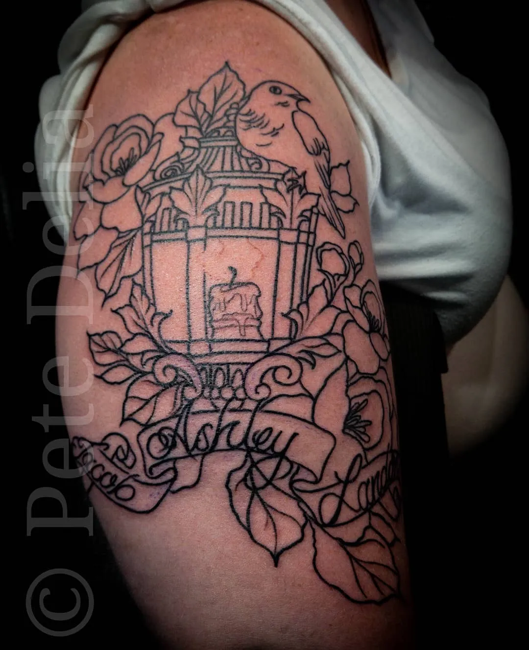 Tattoo by Pete Delia at Fallen Raven Tattoo Studio