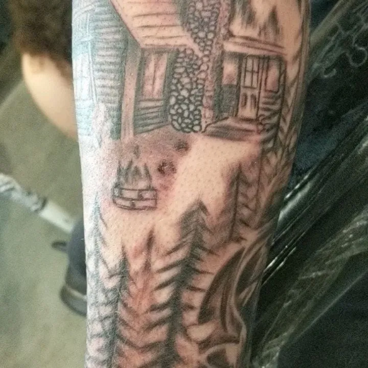 Tattoo by TJ Cornelius at Fallen Raven Tattoo Studio