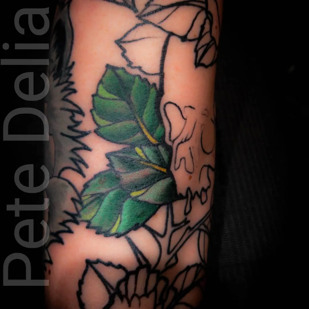 Tattoo by Pete Delia at Fallen Raven Tattoo Studio