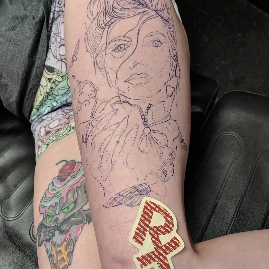 Tattoo by TJ Cornelius at Fallen Raven Tattoo Studio