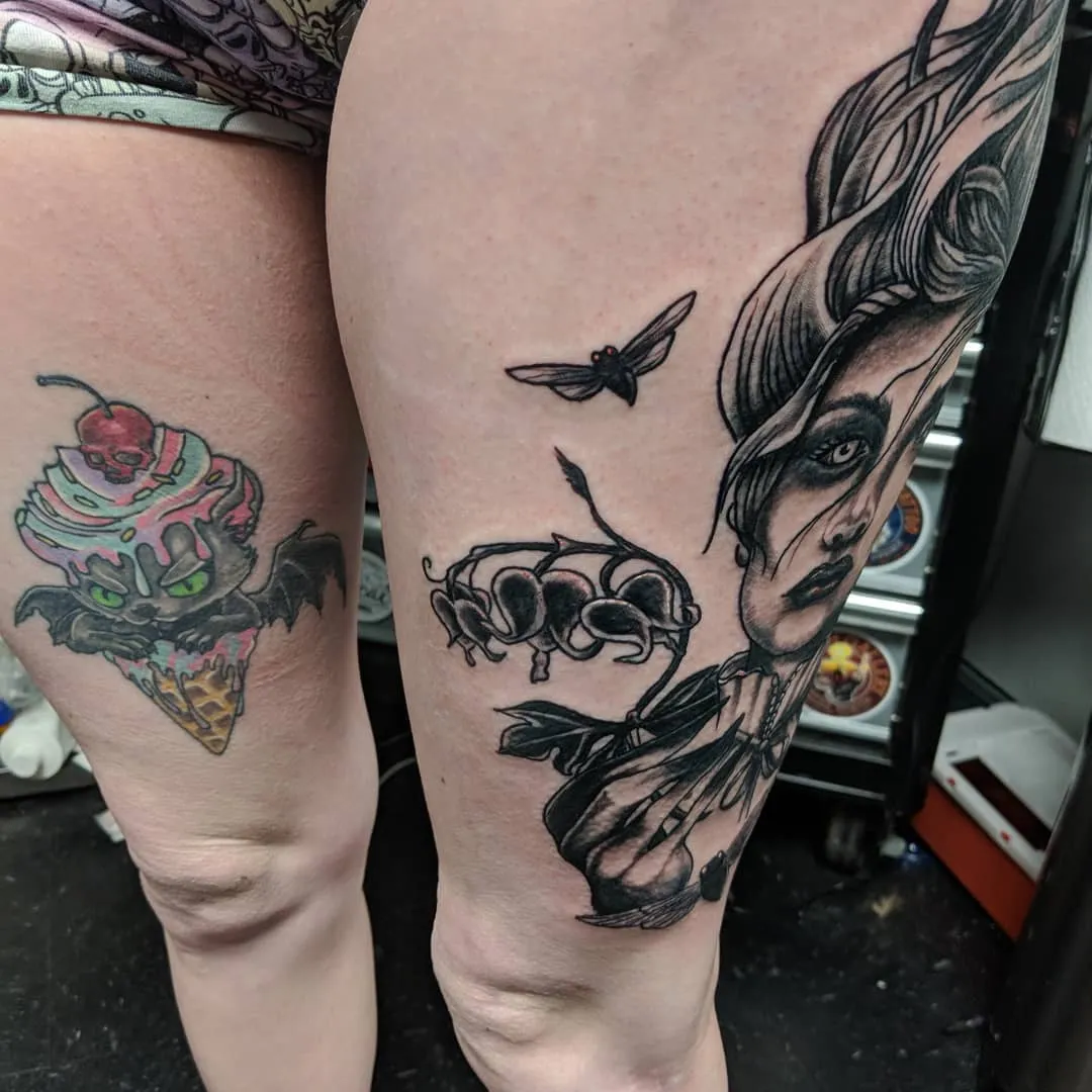 Tattoo by TJ Cornelius at Fallen Raven Tattoo Studio