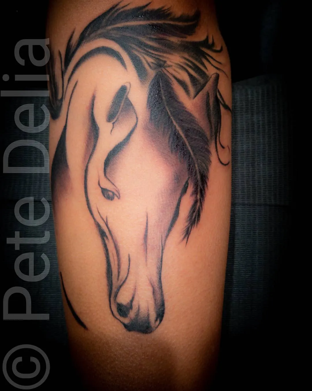 Tattoo by Pete Delia at Fallen Raven Tattoo Studio