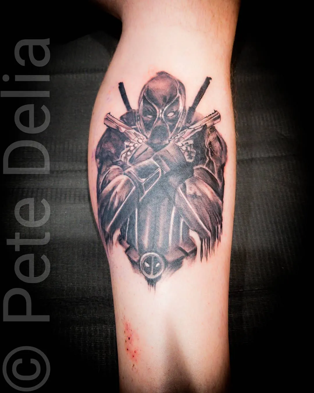 Tattoo by Pete Delia at Fallen Raven Tattoo Studio