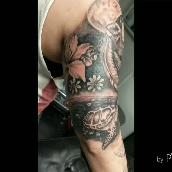 Tattoo by TJ Cornelius at Fallen Raven Tattoo Studio