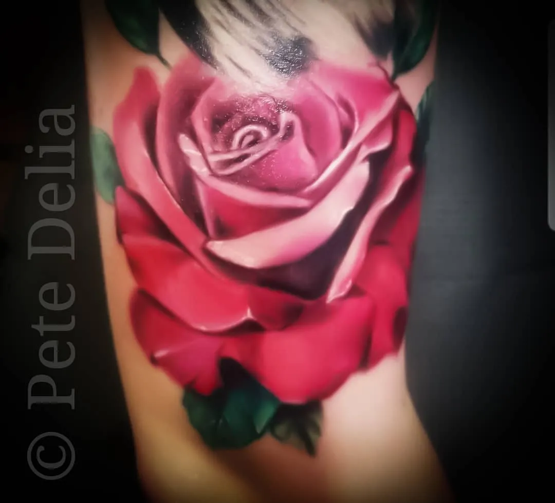 Tattoo by Pete Delia at Fallen Raven Tattoo Studio