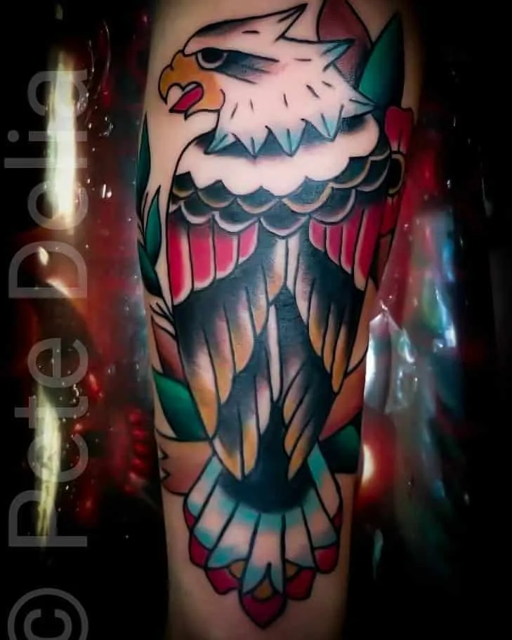 Tattoo by Pete Delia at Fallen Raven Tattoo Studio