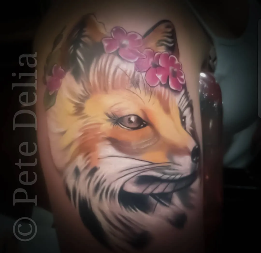 Tattoo by Pete Delia at Fallen Raven Tattoo Studio