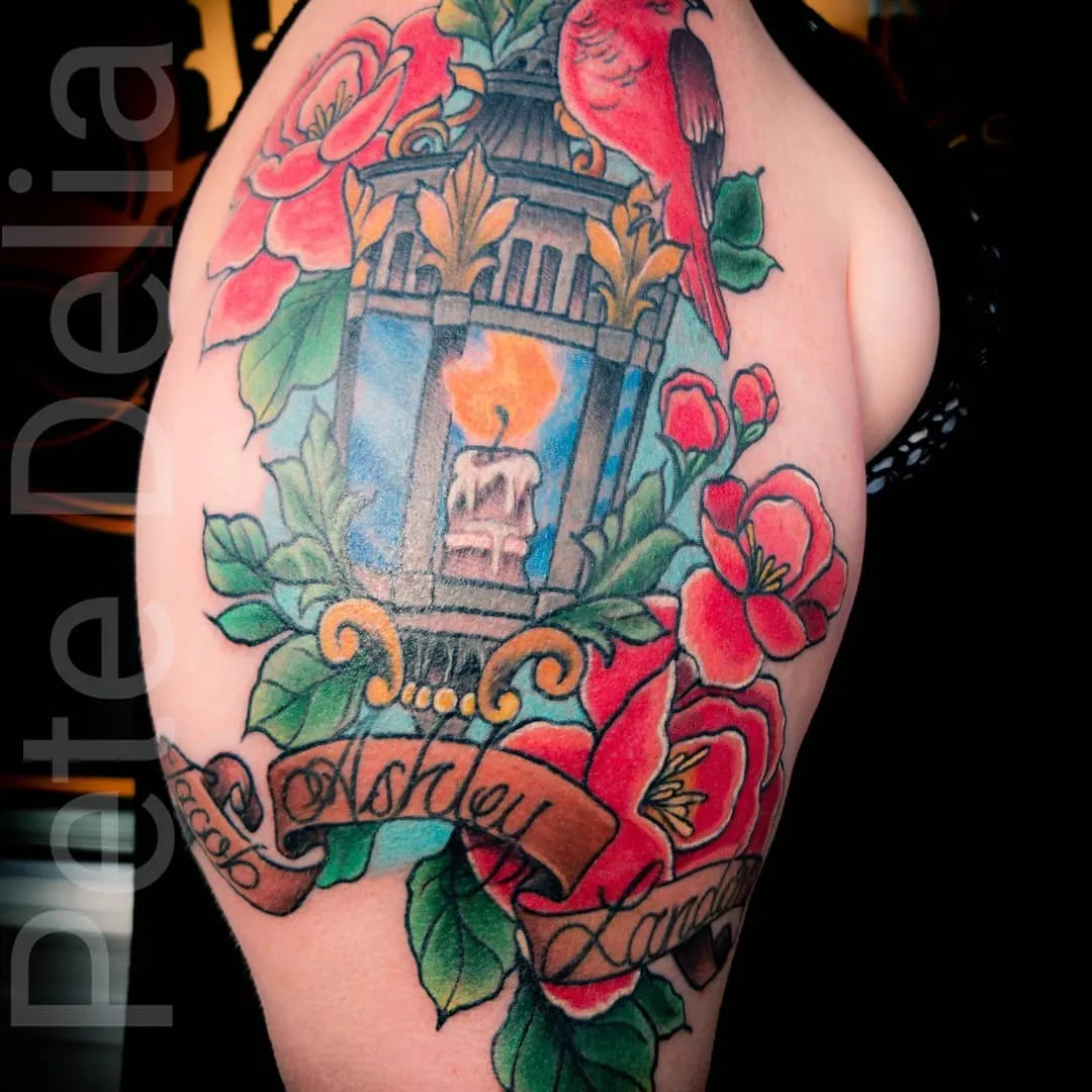 Tattoo by Pete Delia at Fallen Raven Tattoo Studio