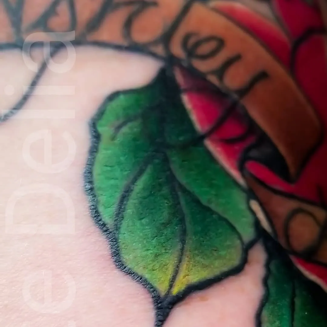 Tattoo by Pete Delia at Fallen Raven Tattoo Studio