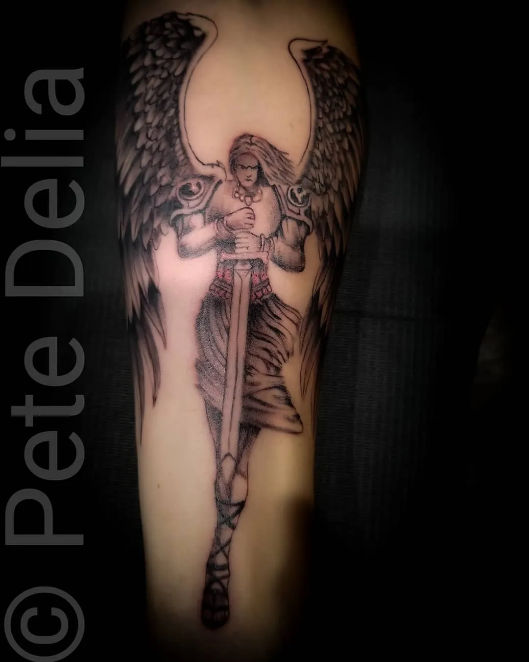 Tattoo by Pete Delia at Fallen Raven Tattoo Studio