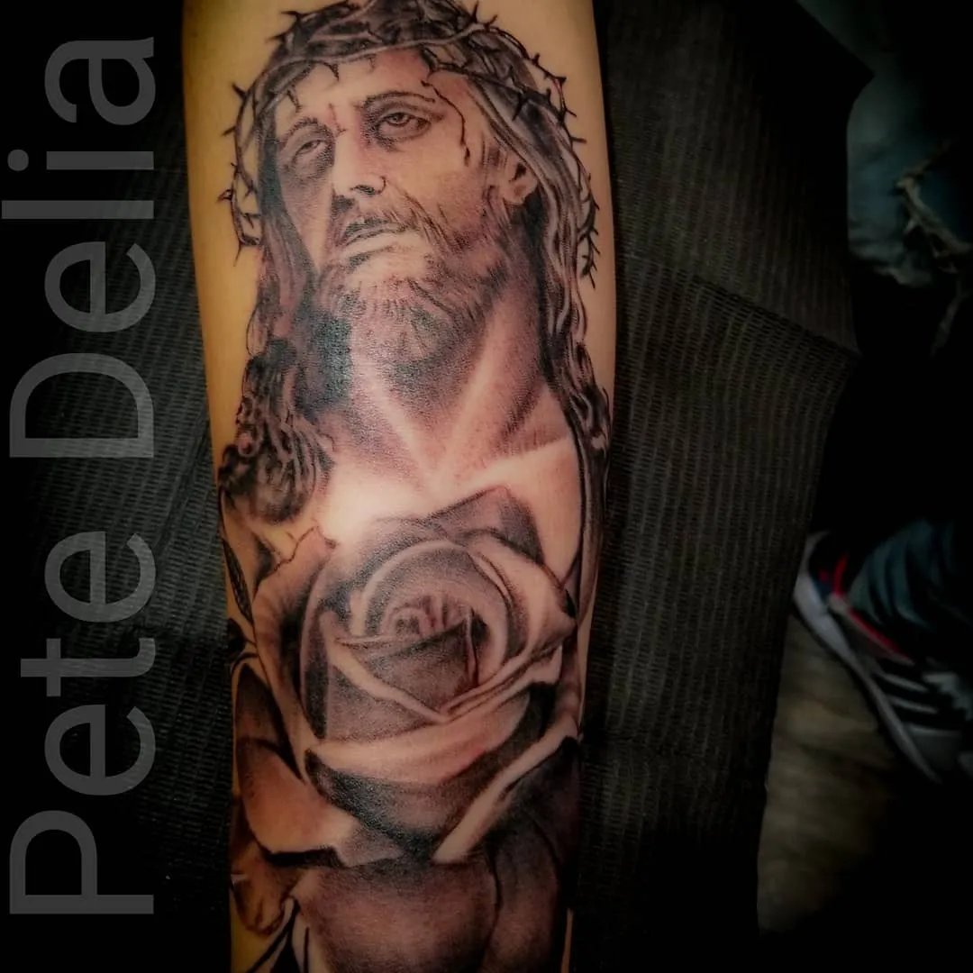 Tattoo by Pete Delia at Fallen Raven Tattoo Studio