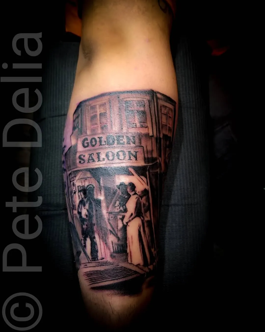 Tattoo by Pete Delia at Fallen Raven Tattoo Studio