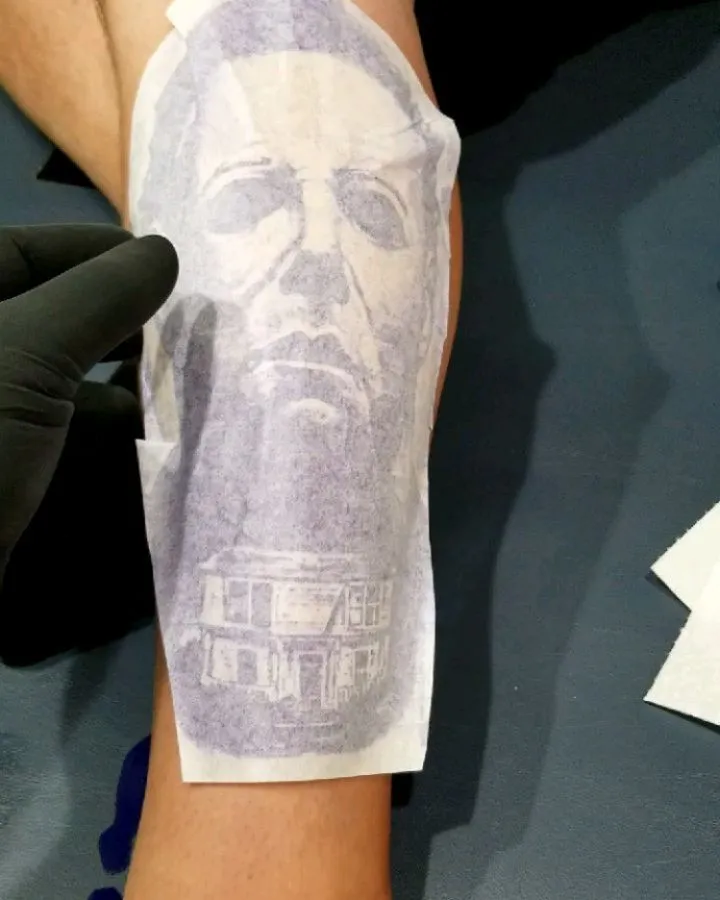 Tattoo by Pete Delia at Fallen Raven Tattoo Studio