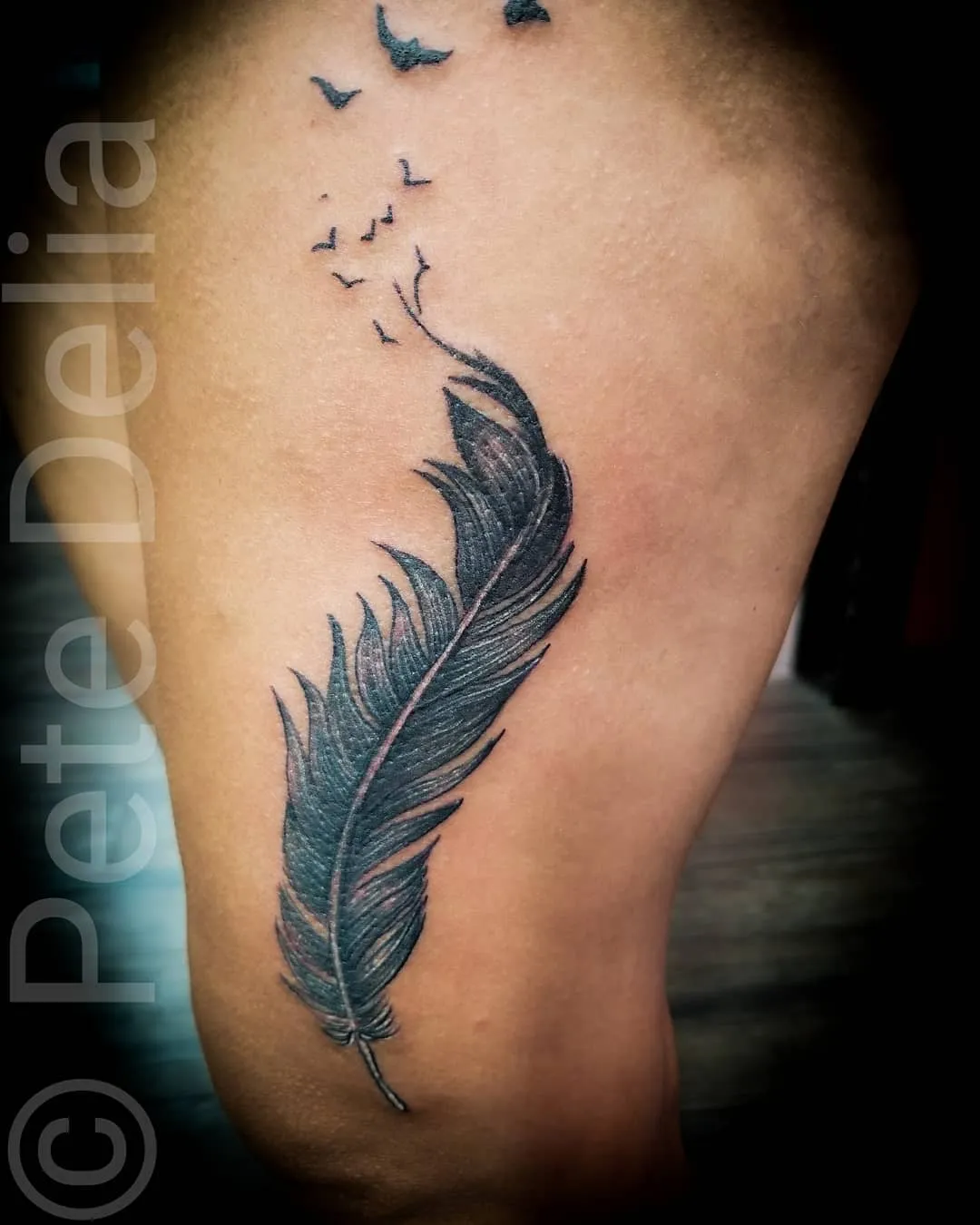 Tattoo by Pete Delia at Fallen Raven Tattoo Studio