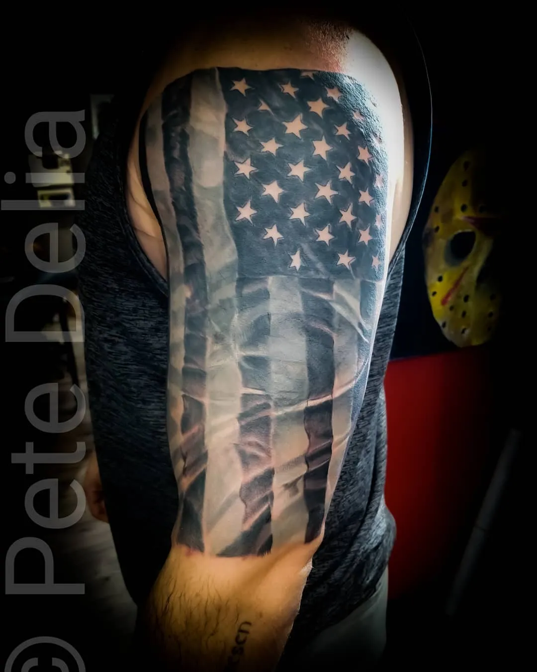 Tattoo by Pete Delia at Fallen Raven Tattoo Studio