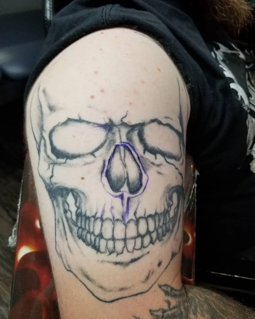 Tattoo by Pete Delia at Fallen Raven Tattoo Studio