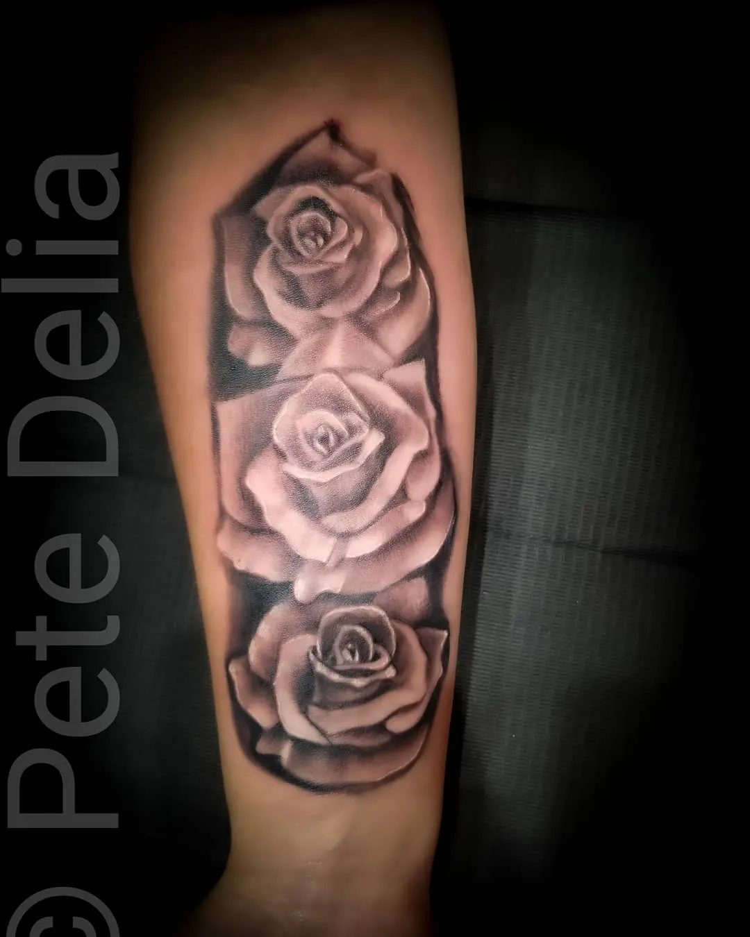 Tattoo by Pete Delia at Fallen Raven Tattoo Studio