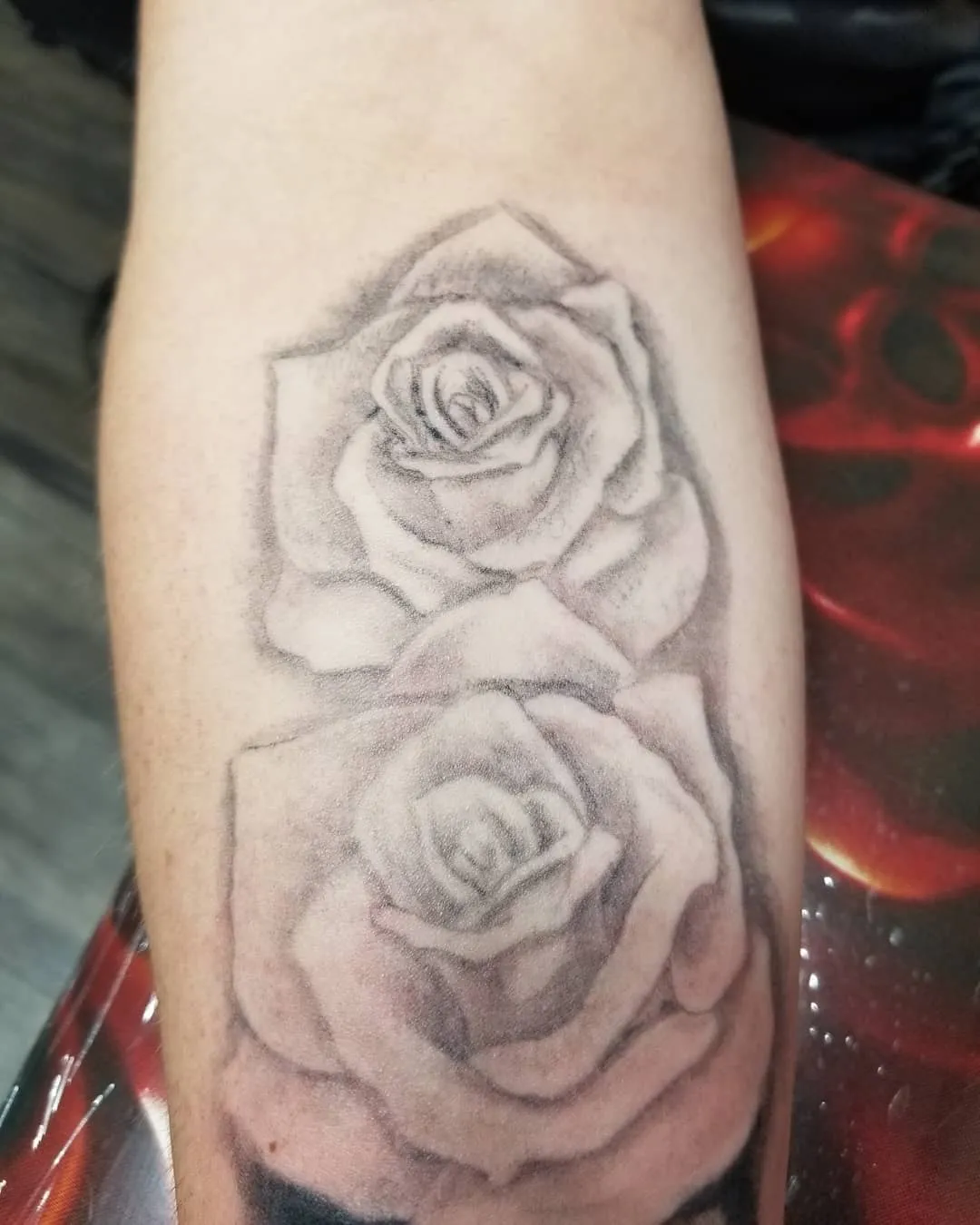 Tattoo by Pete Delia at Fallen Raven Tattoo Studio