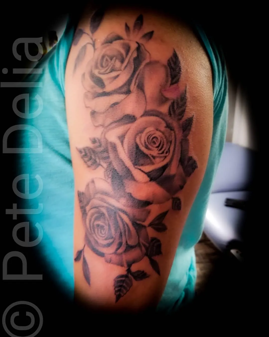 Tattoo by Pete Delia at Fallen Raven Tattoo Studio