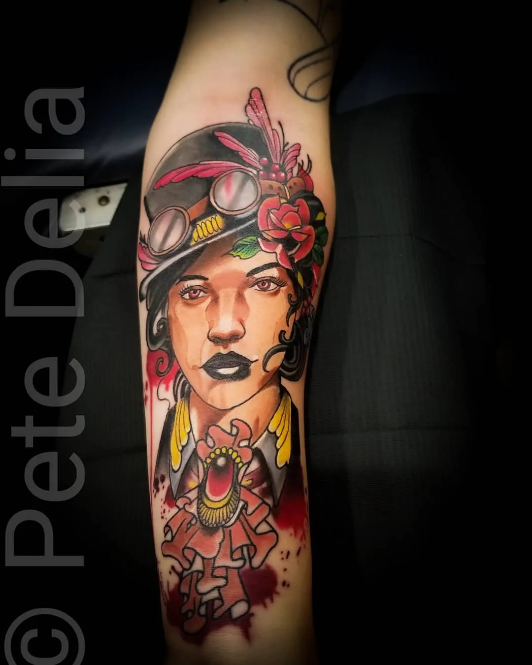 Tattoo by Pete Delia at Fallen Raven Tattoo Studio