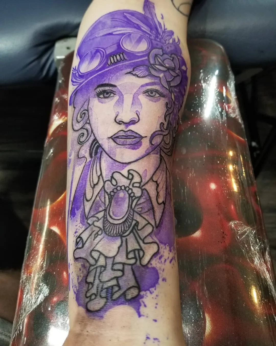 Tattoo by Pete Delia at Fallen Raven Tattoo Studio