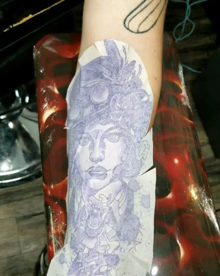 Tattoo by Pete Delia at Fallen Raven Tattoo Studio