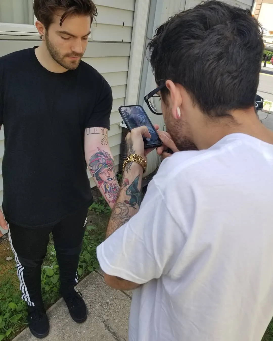 Tattoo by Pete Delia at Fallen Raven Tattoo Studio