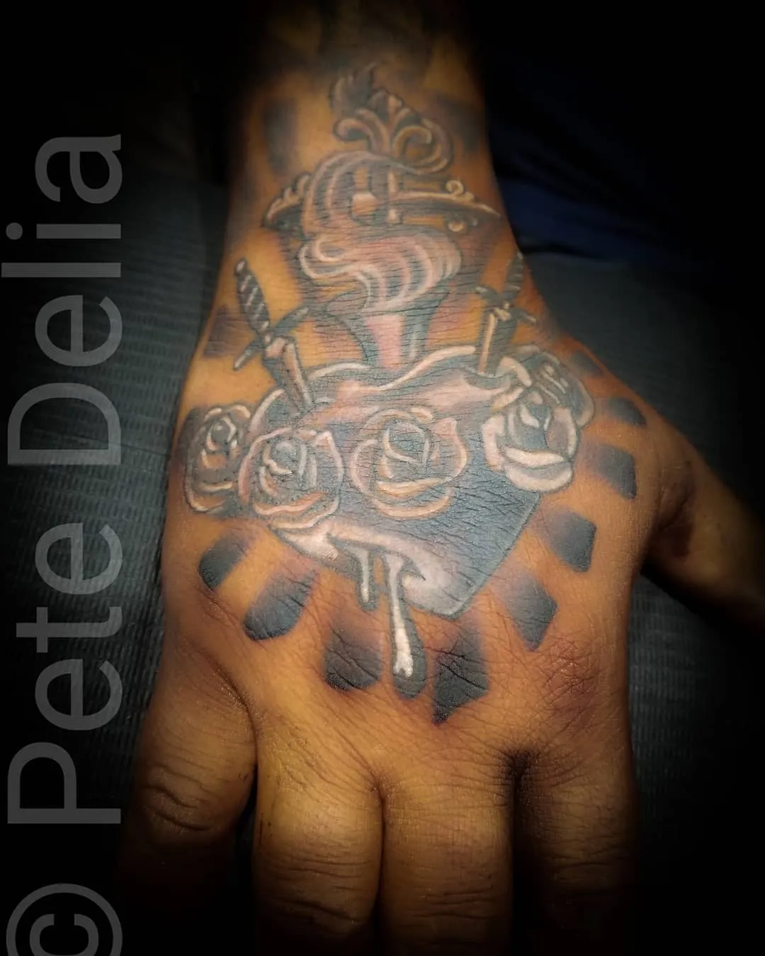 Tattoo by Pete Delia at Fallen Raven Tattoo Studio