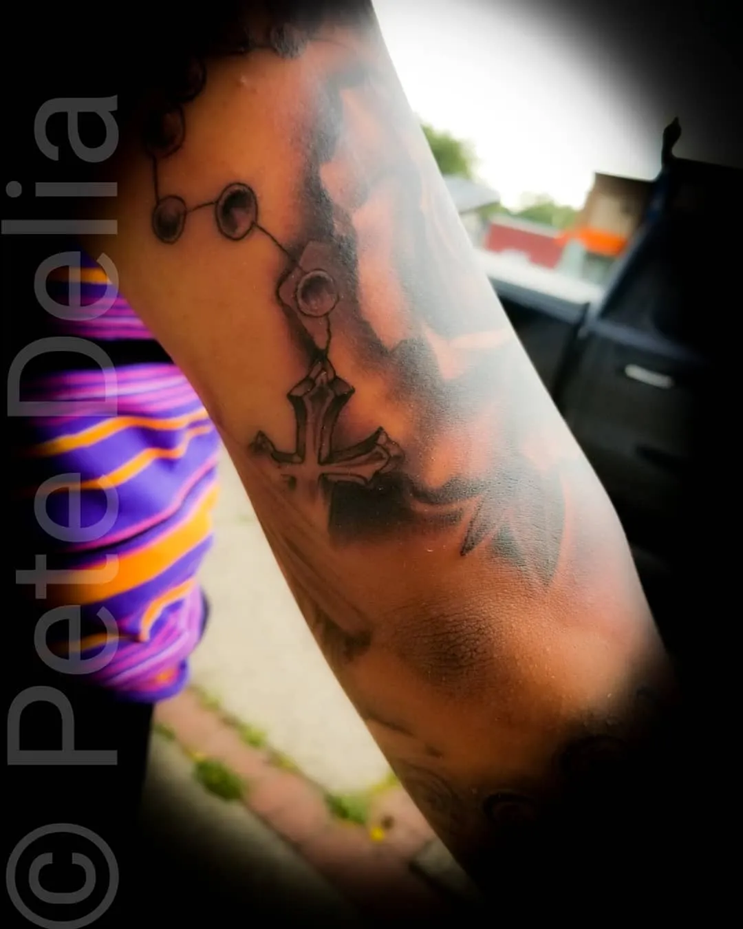 Tattoo by Pete Delia at Fallen Raven Tattoo Studio