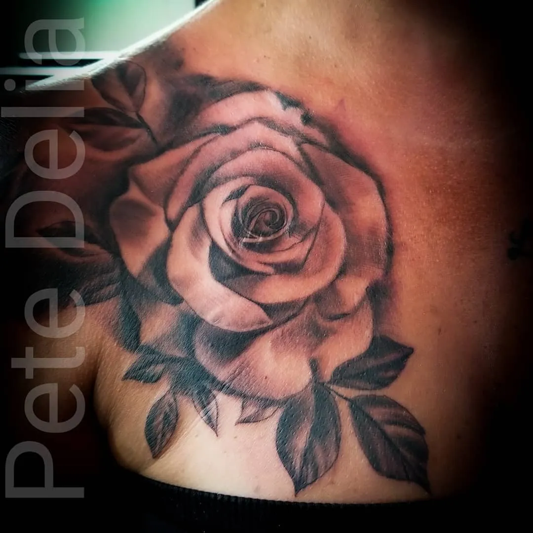 Tattoo by Pete Delia at Fallen Raven Tattoo Studio
