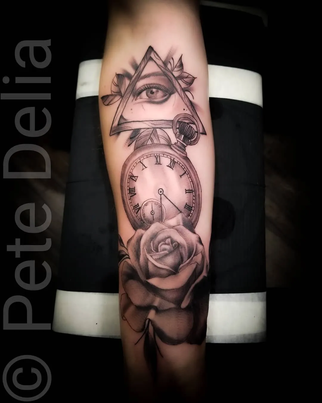 Tattoo by Pete Delia at Fallen Raven Tattoo Studio