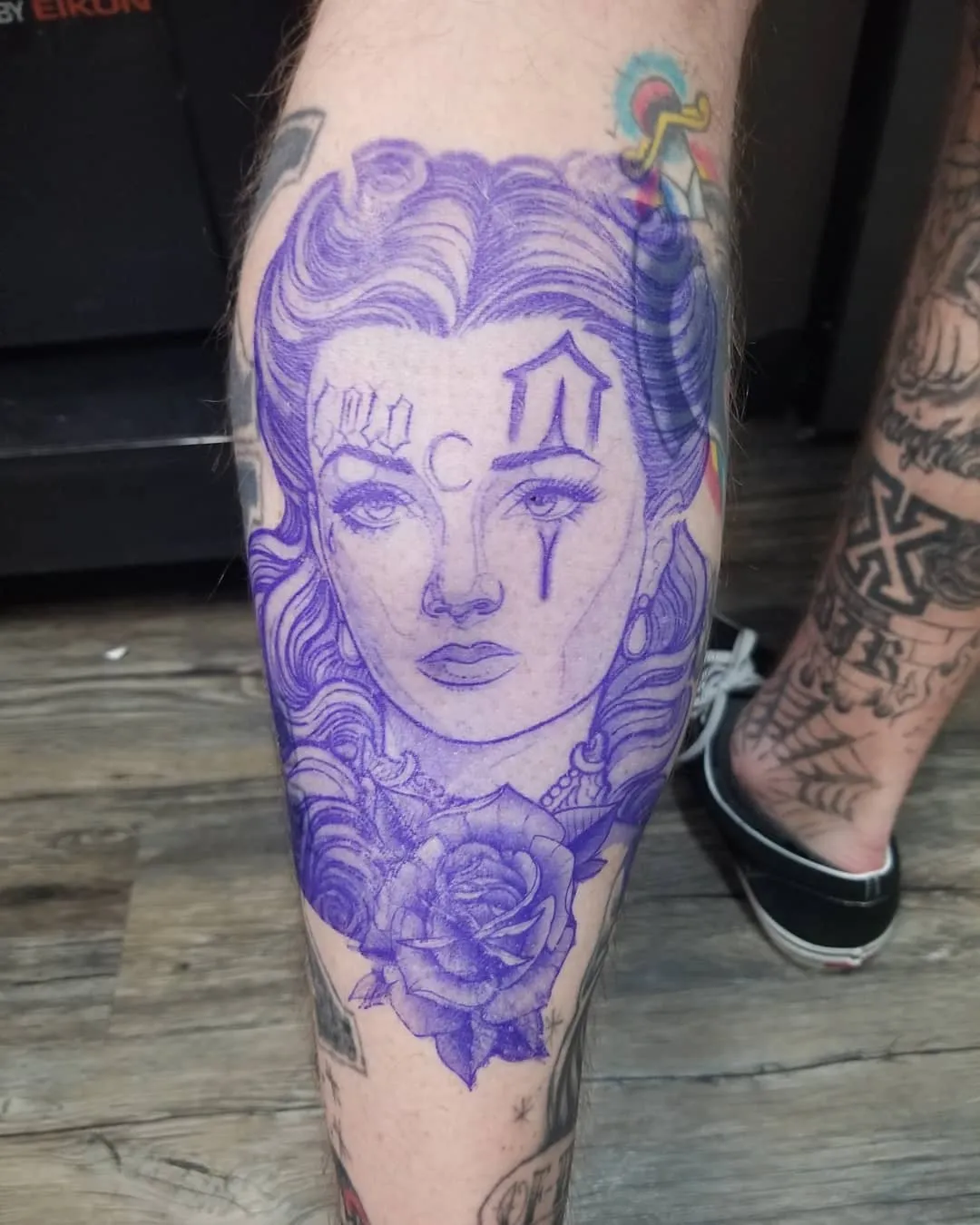 Tattoo by Pete Delia at Fallen Raven Tattoo Studio