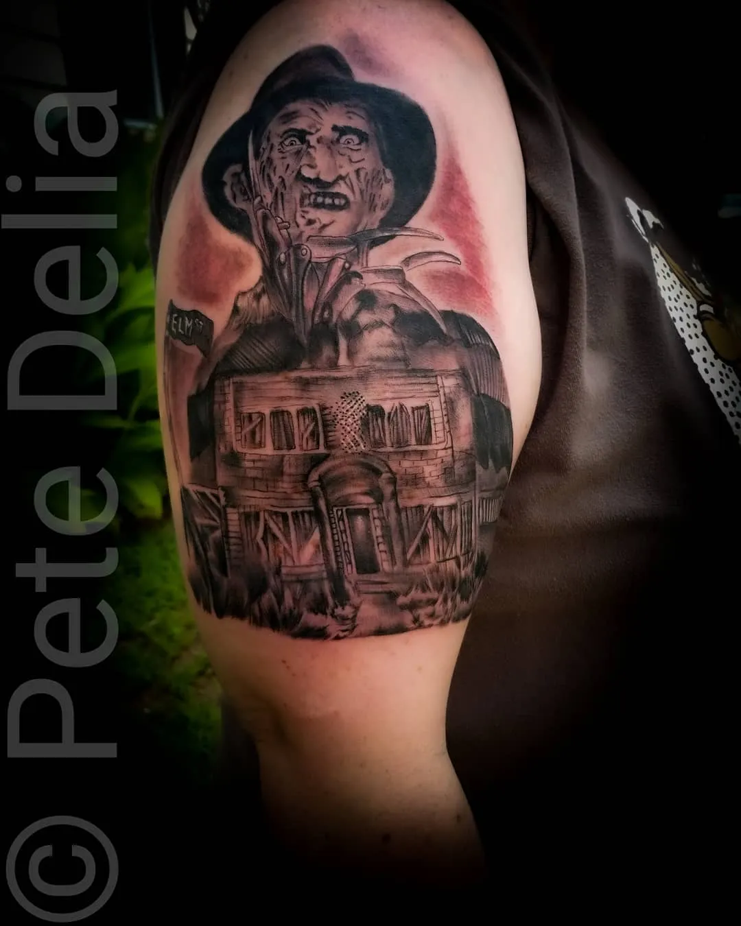 Tattoo by Pete Delia at Fallen Raven Tattoo Studio