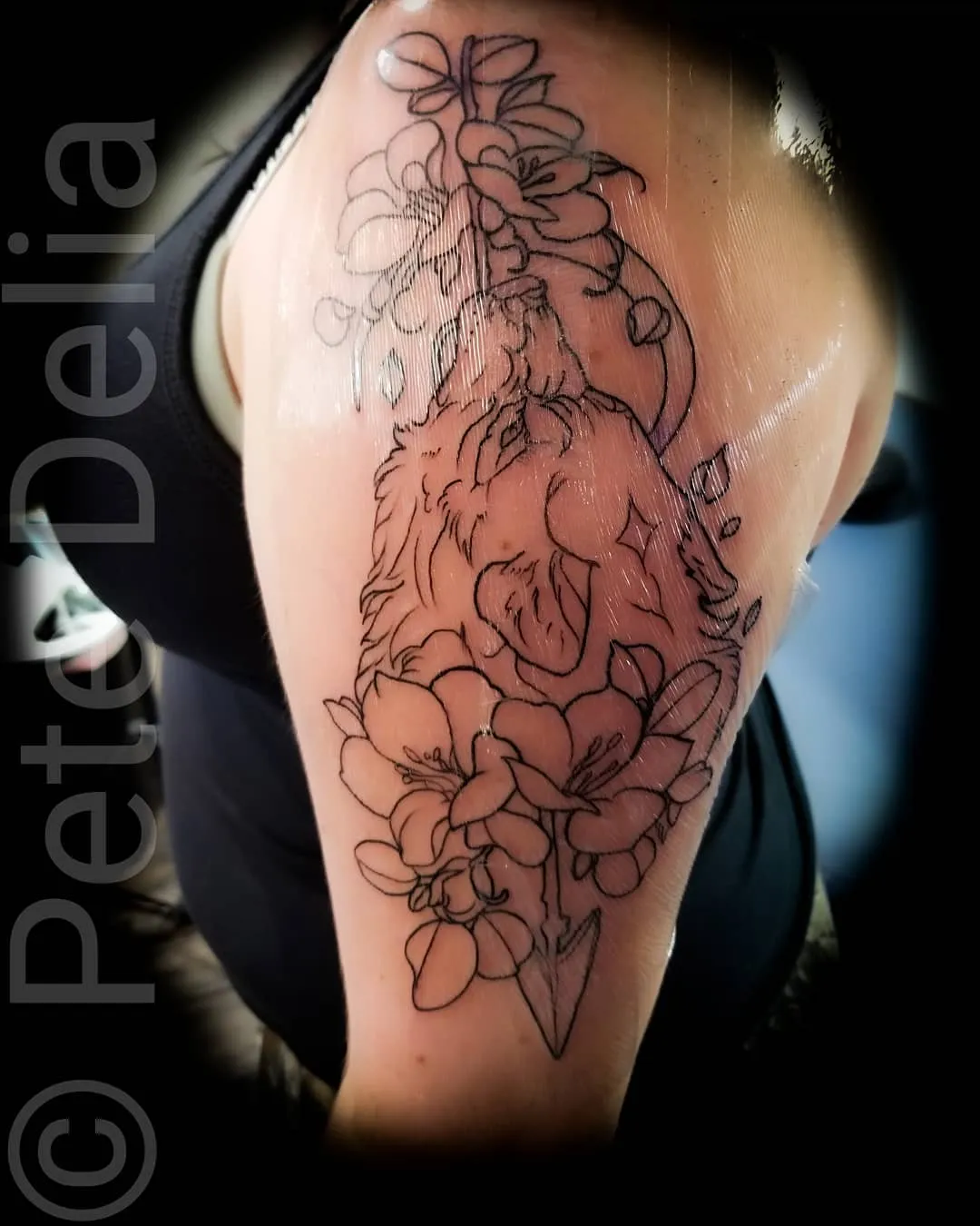 Tattoo by Pete Delia at Fallen Raven Tattoo Studio