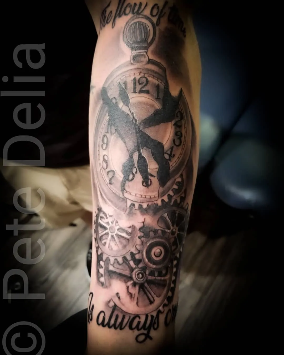 Tattoo by Pete Delia at Fallen Raven Tattoo Studio