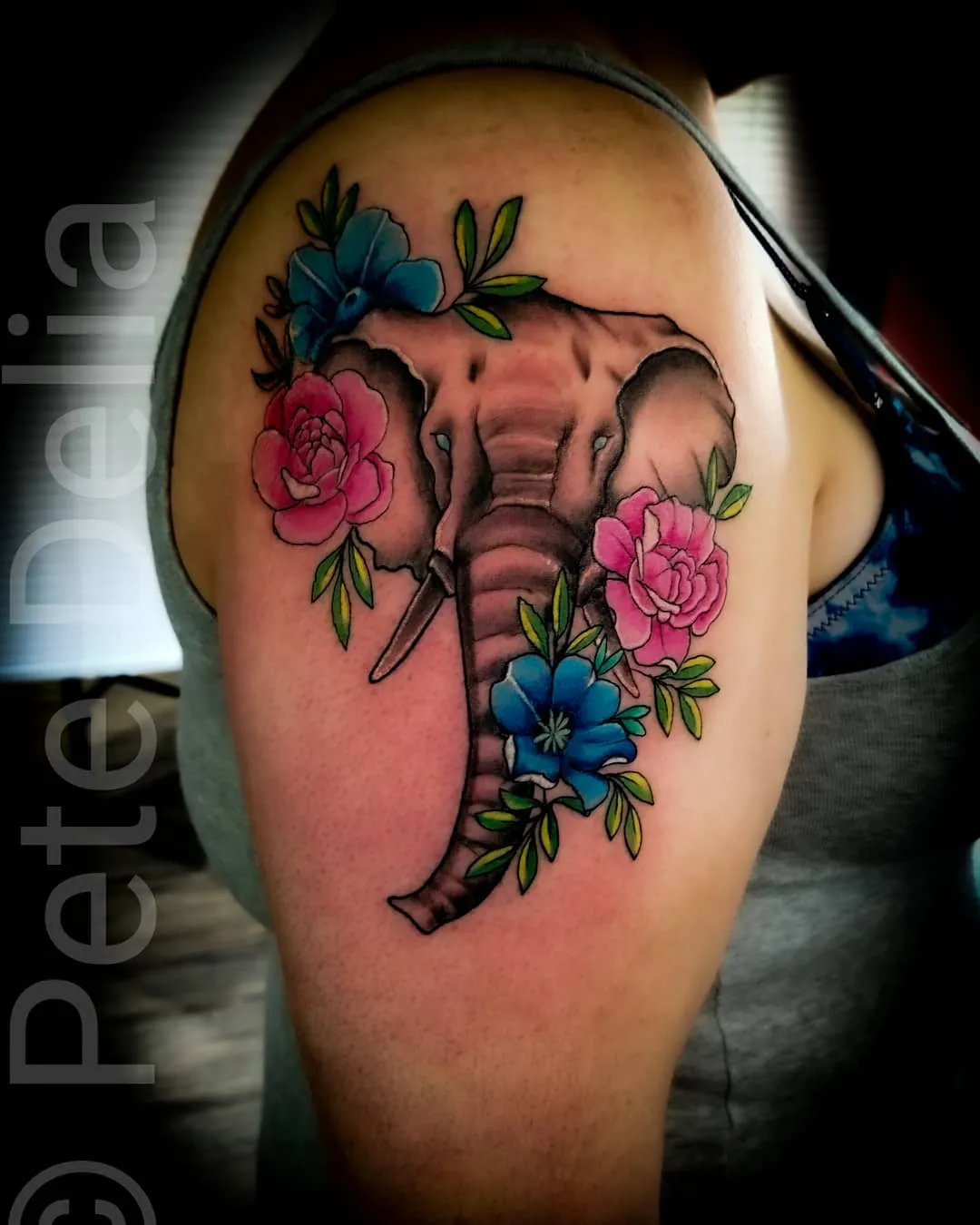 Tattoo by Pete Delia at Fallen Raven Tattoo Studio