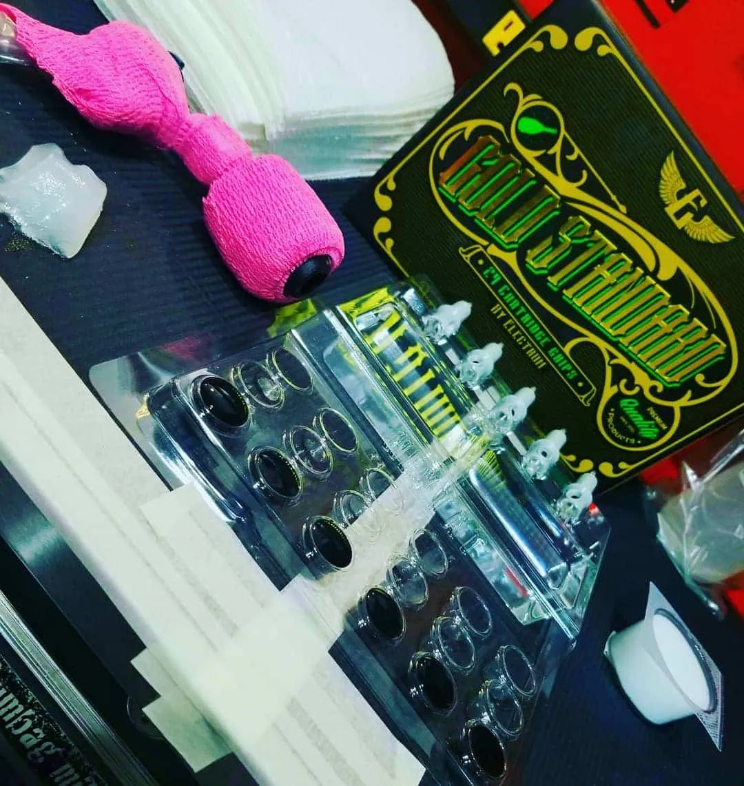 Tattoo by Pete Delia at Fallen Raven Tattoo Studio