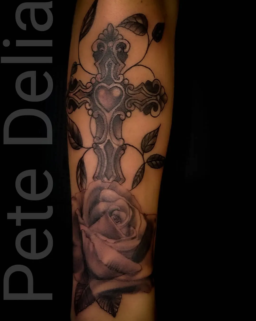 Tattoo by Pete Delia at Fallen Raven Tattoo Studio