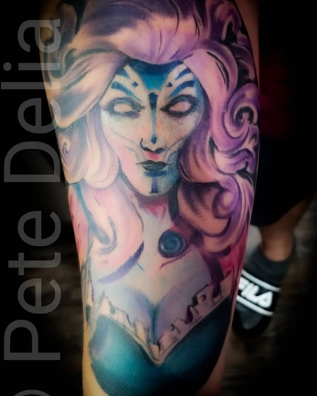 Tattoo by Pete Delia at Fallen Raven Tattoo Studio