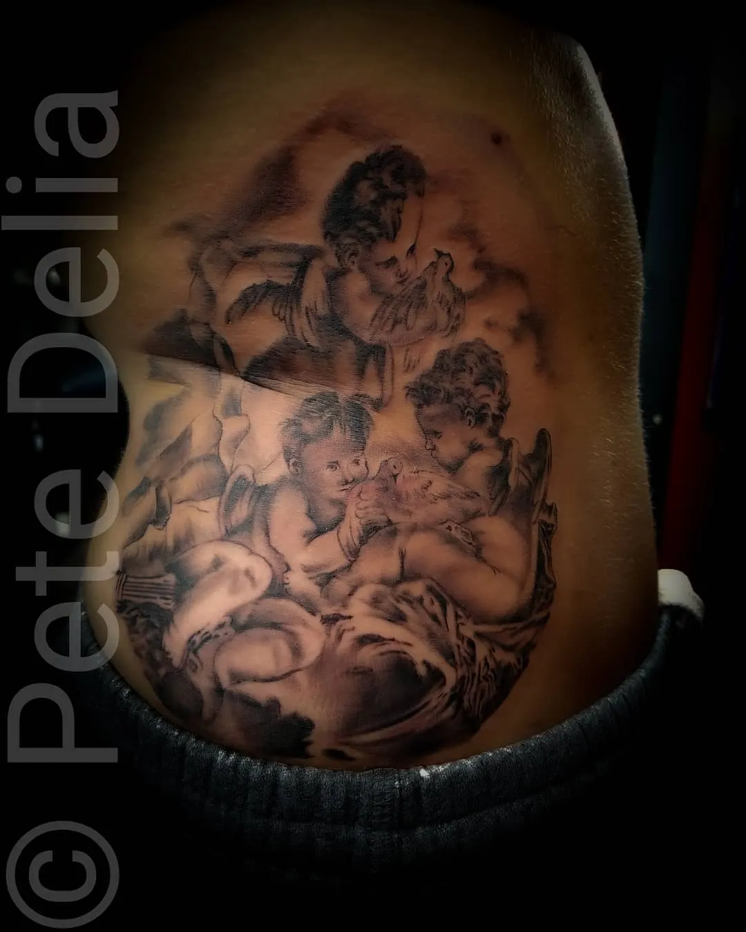 Tattoo by Pete Delia at Fallen Raven Tattoo Studio