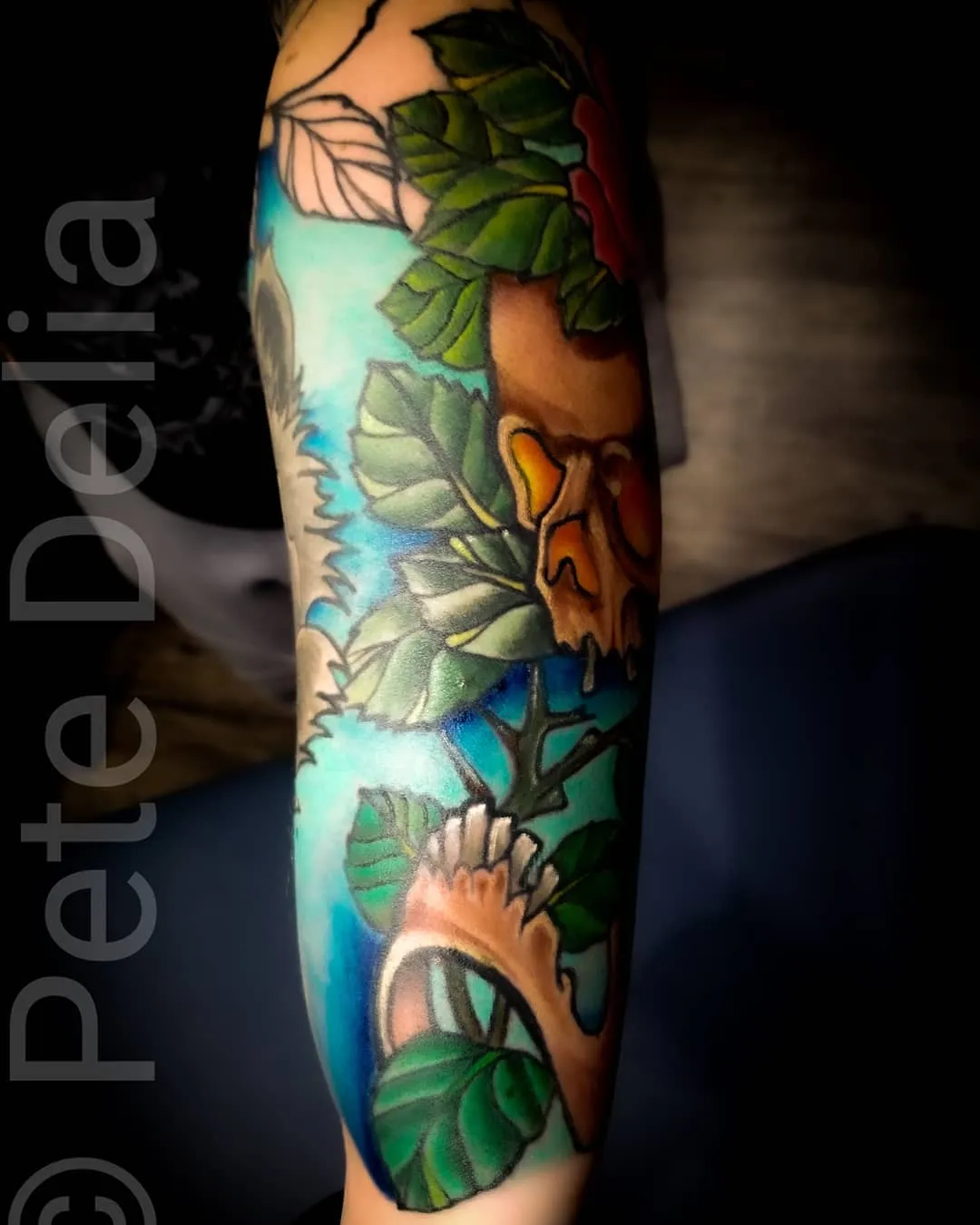 Tattoo by Pete Delia at Fallen Raven Tattoo Studio