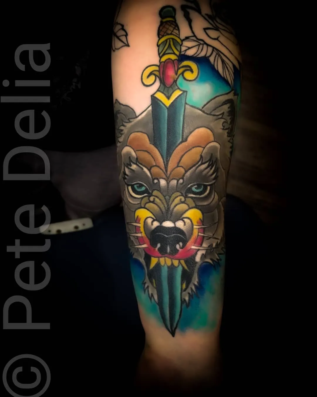 Tattoo by Pete Delia at Fallen Raven Tattoo Studio