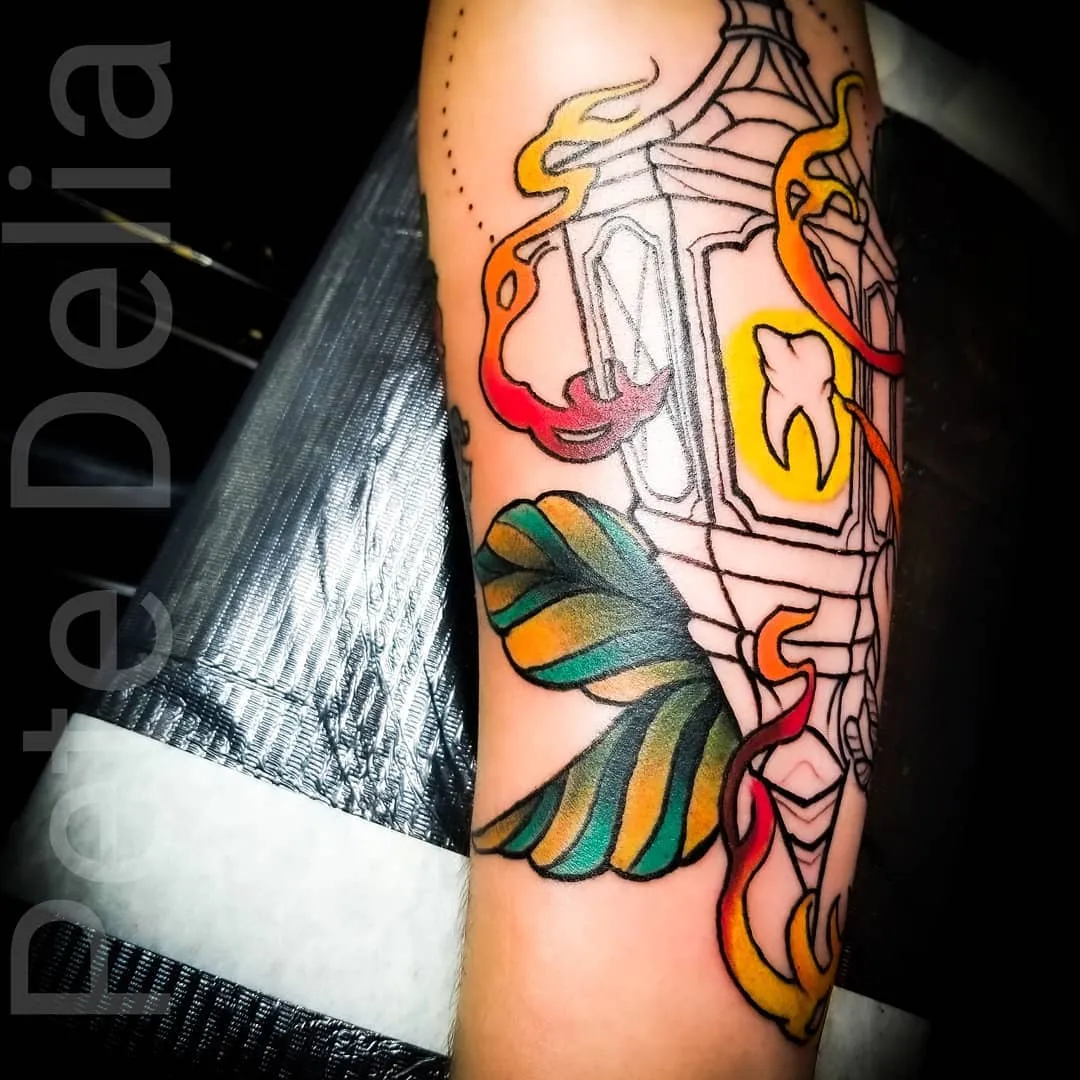 Tattoo by Pete Delia at Fallen Raven Tattoo Studio