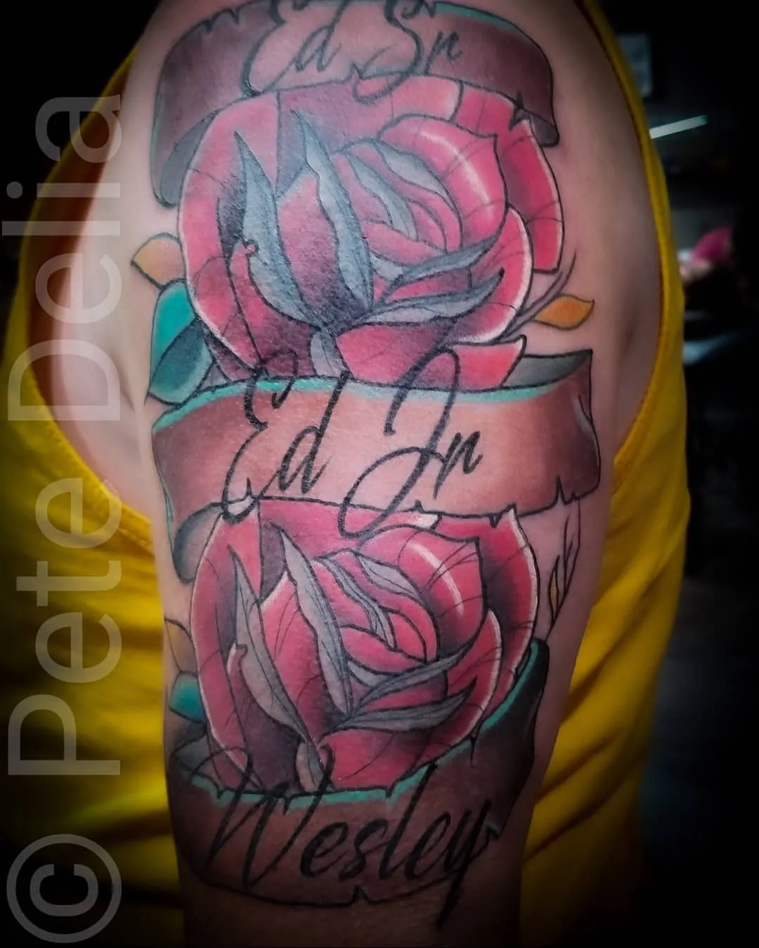 Tattoo by Pete Delia at Fallen Raven Tattoo Studio