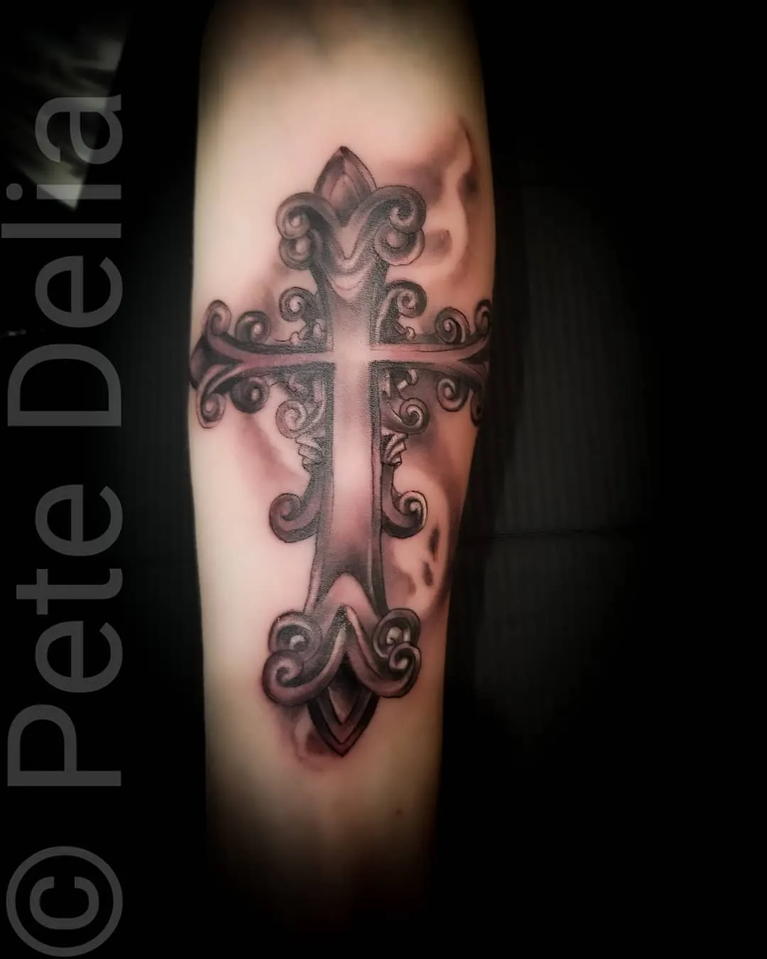 Tattoo by Pete Delia at Fallen Raven Tattoo Studio