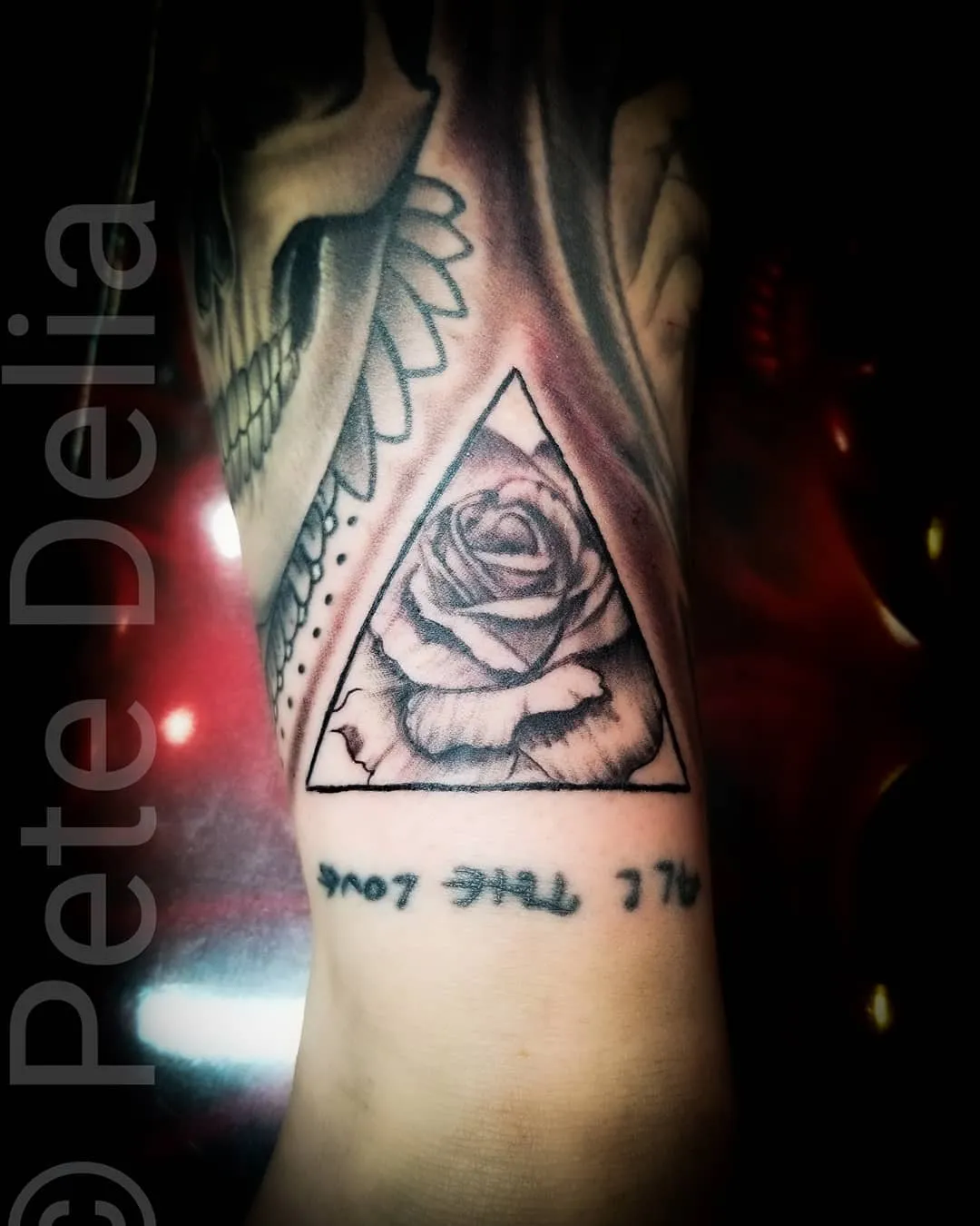 Tattoo by Pete Delia at Fallen Raven Tattoo Studio