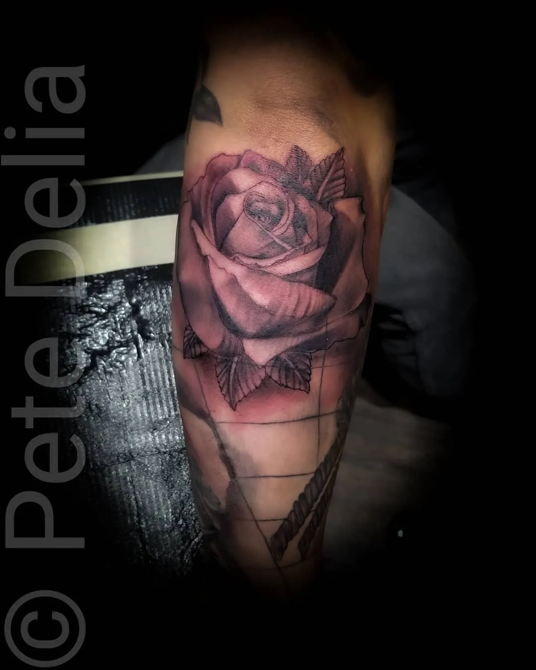 Tattoo by Pete Delia at Fallen Raven Tattoo Studio