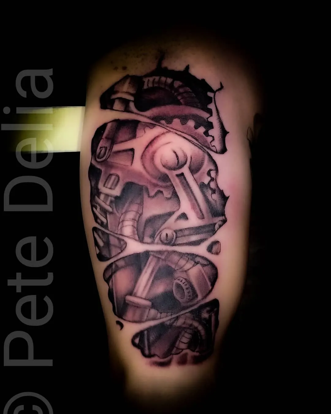 Tattoo by Pete Delia at Fallen Raven Tattoo Studio