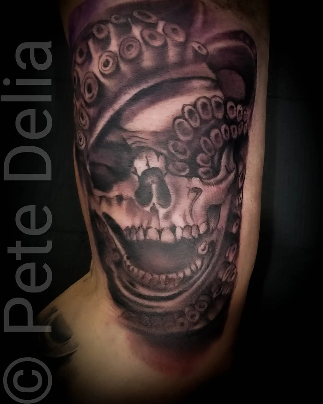 Tattoo by Pete Delia at Fallen Raven Tattoo Studio