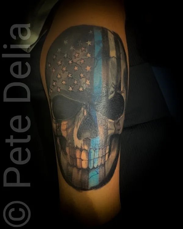 Tattoo by Pete Delia at Fallen Raven Tattoo Studio